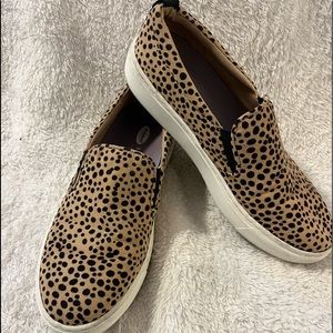 Dr. Scholl's cheetah slip ons